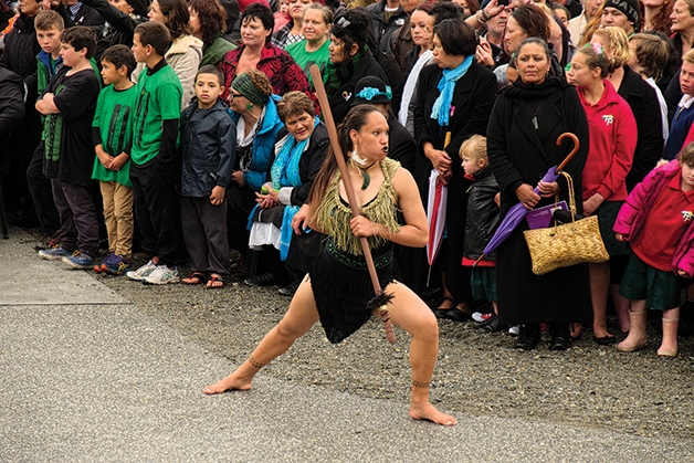 Te Amo at the opening of Tūhuru last year.